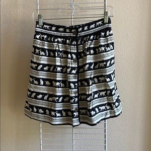Urban outfitters Cat Print Skirt